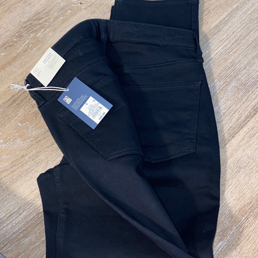 New Straight Leg Jeans - Black